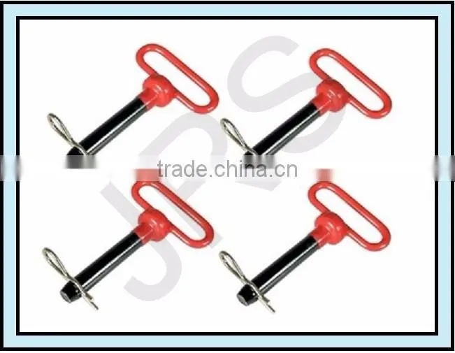 Red handle hitch pin with hair Pin Made in India