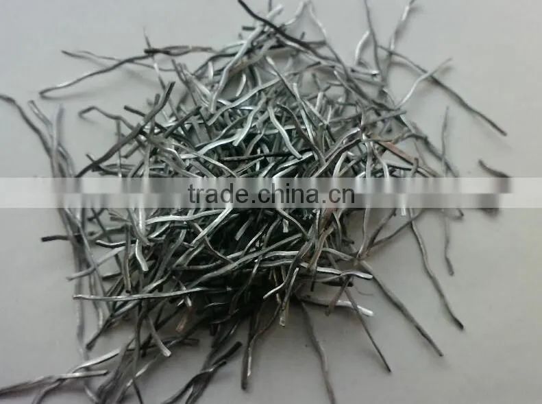 High Tensile Steel Fiber 25/0.55,30/0.5 Glued Hook Ends Steel Fiber