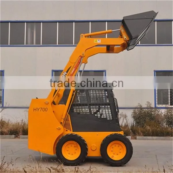 Hot sale factory price HY700 mini skid loader