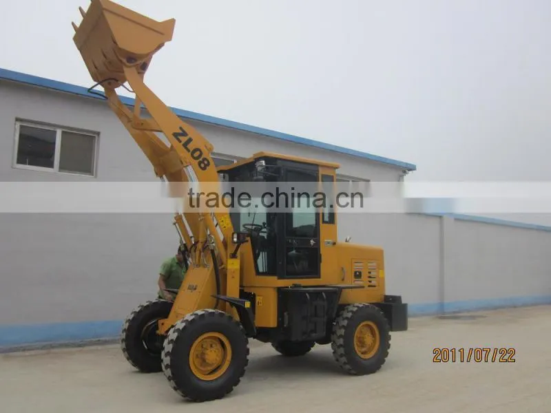 zl08 wheel loader with good quality wheel loader tire pressure