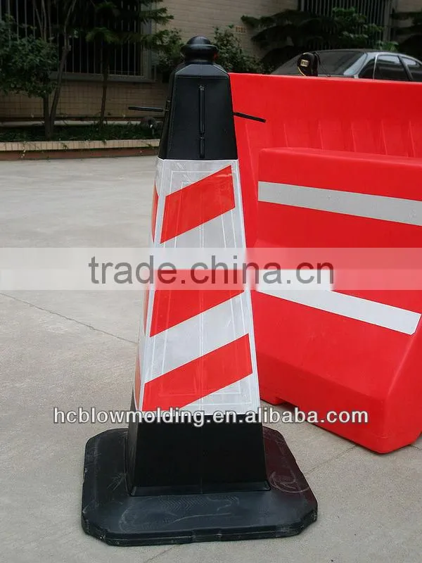 OEM Blow Molding HDPE Plastic 75cm Traffic Cone /Road Cone reflecting road cone