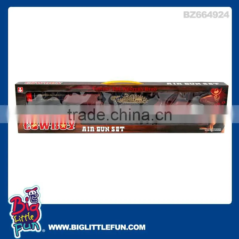 Toy cowboy gun set