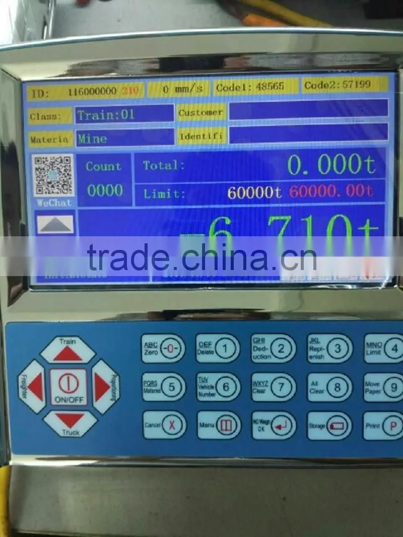 DC6000 Weighing System Weighing Scales For Loader Working Load Test