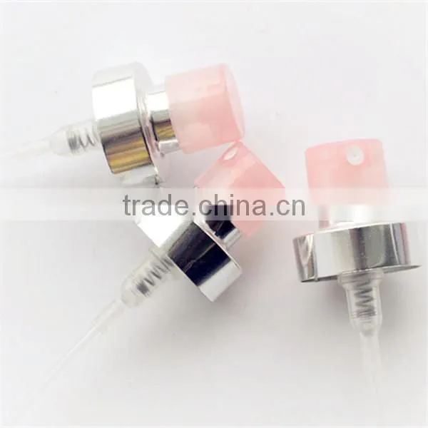 golden silver color crimp pump for perfume