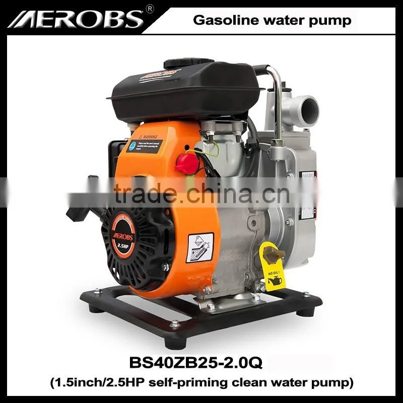 2 inch 7.0HP high pressure gasoline water pump with CE certificate