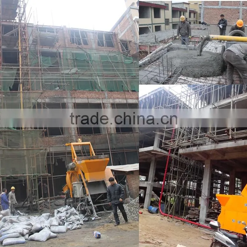 Hot sale electric motor concrete mixer with pumps price