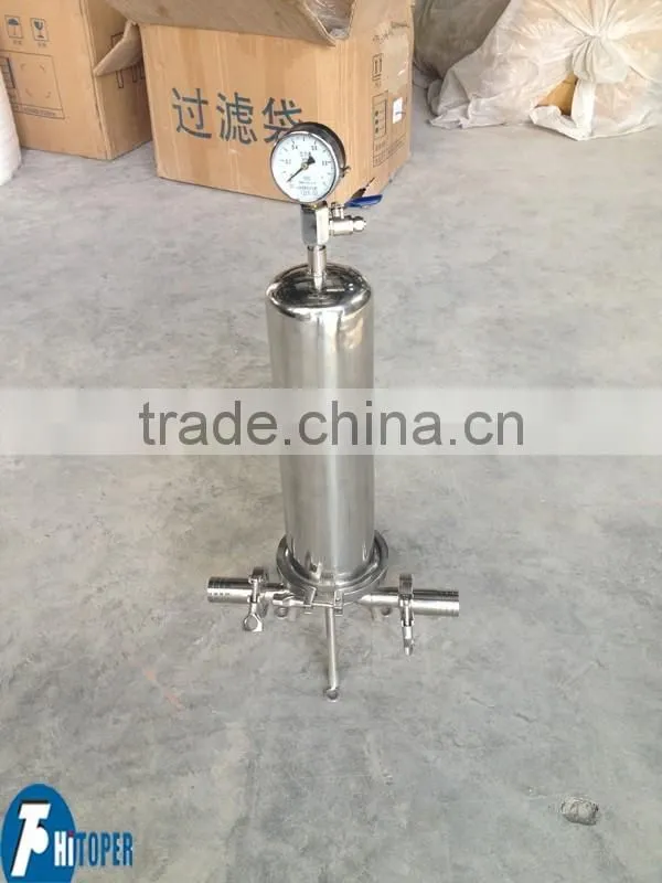 SS housing cartridge filter, liquor filter machine