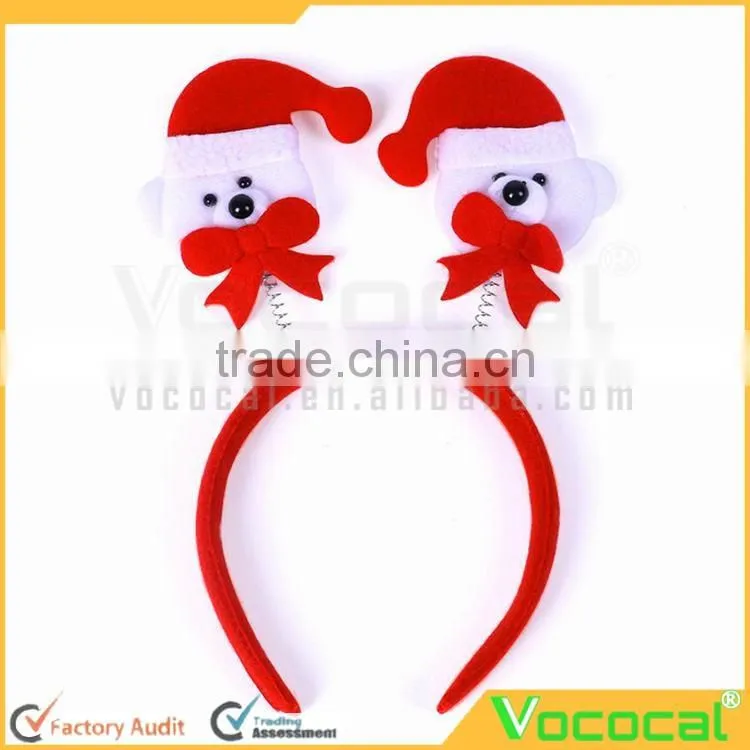6 PCS Christmas Hair Accessories Baby Child Girls Adults Christmas Headwear Hair Band Christmas Decorative Headbands Random Styl