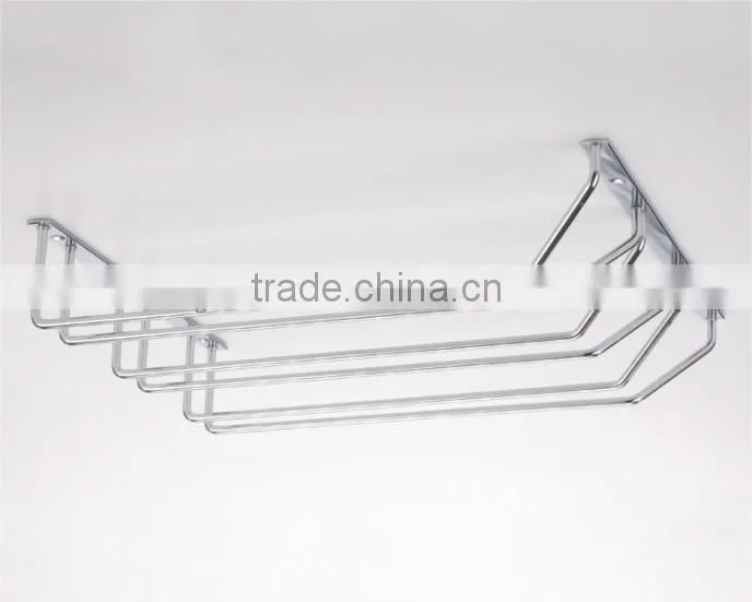 Cup holder , Stainless steel wall mounted cup rack