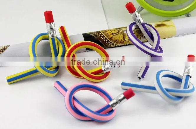M054 Korea stationery creative flexible shape custom soft pencil