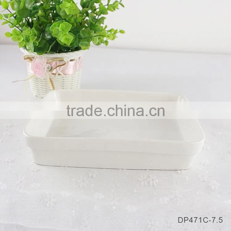 Hospitality hotel supply baking accessories stoneware bakeware pan