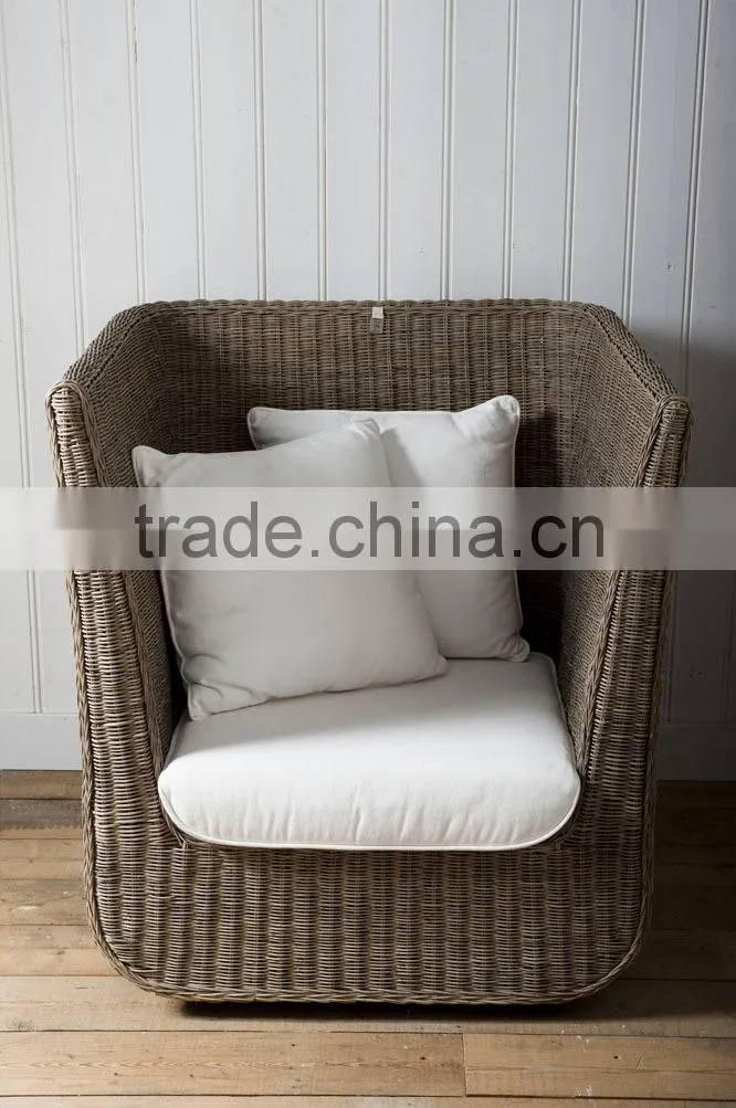 2017 Trade Assurance luxury design garden outdoor round rattan wicker chairs