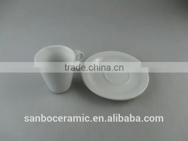 Stock Middle East White Porcelain Coffee Cup for espresso,Tea Cup Set with Gife Box