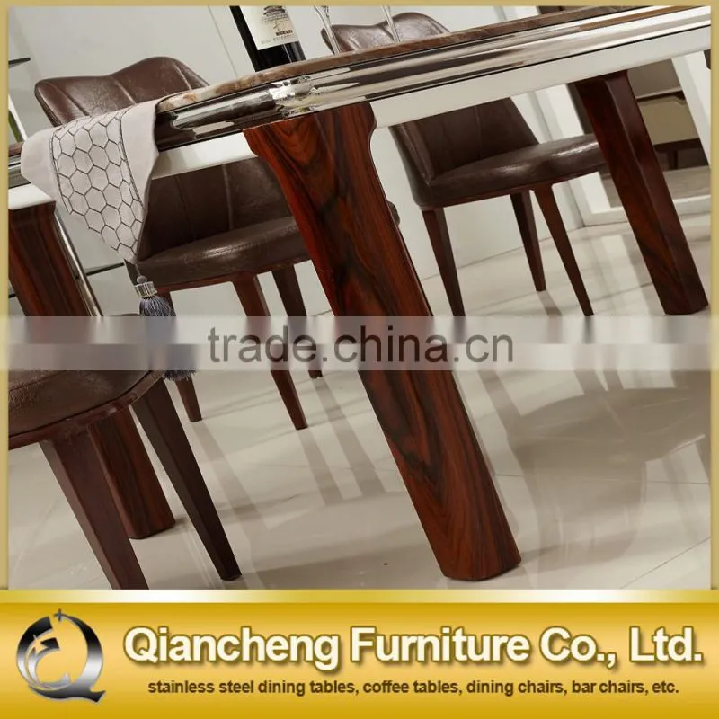 Morden style marble mdf dining table