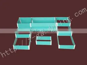 modular box planter Plastic Garden Raised Bed Planter raised garden bed