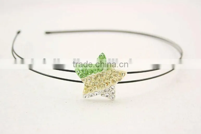 headbands with crystal star on sale kids hair decoration