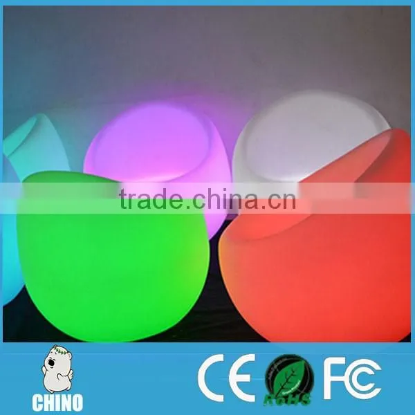 Plastic bar furniture led chair lighted Glowing Led chair sofa