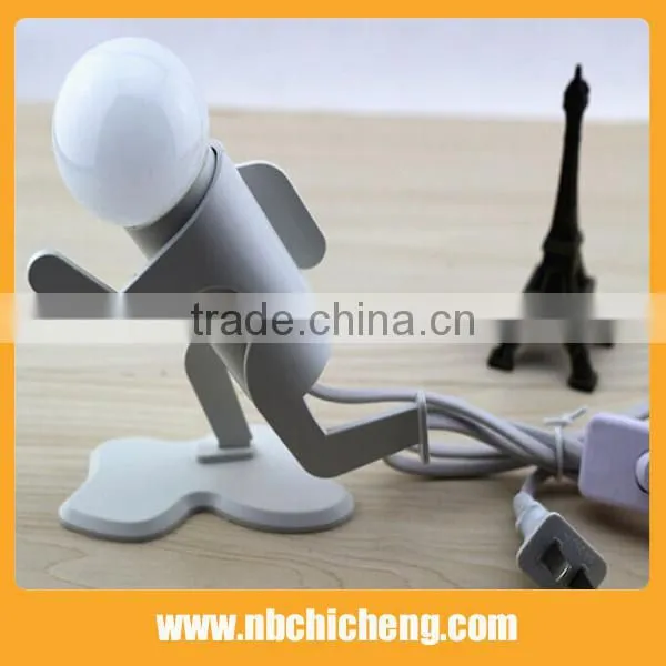 Led sensor running man shape night light