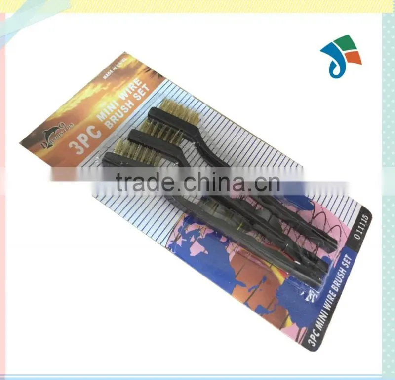 Nylon Handle Brass Wire Brush Mini Brush Set