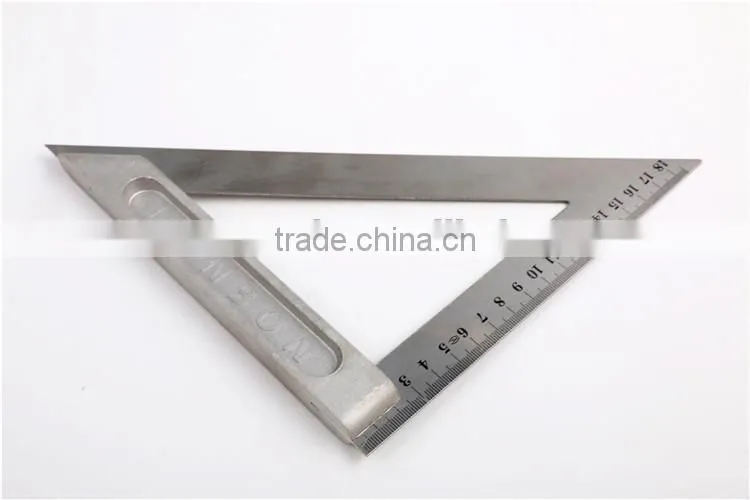 Professional aluminium triangle ruler for measuring