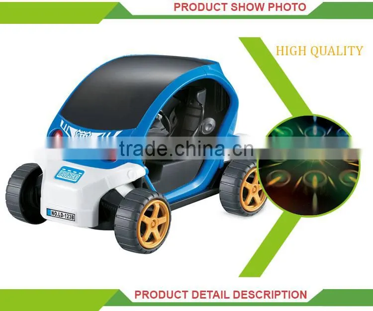 Hot sale battery operated police car small electric toy cars for kids