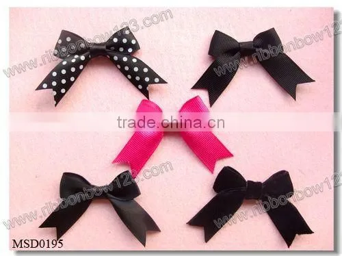 Ribbon bow sticker for invitation card