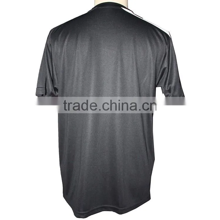 100%polyester comfortable black white stripe jersey