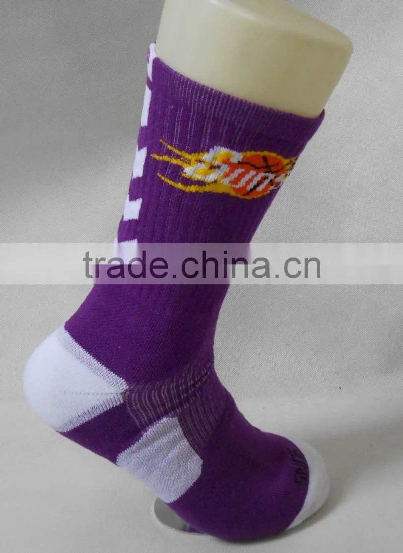 cheap high quality hot sale men's half terry sport socks