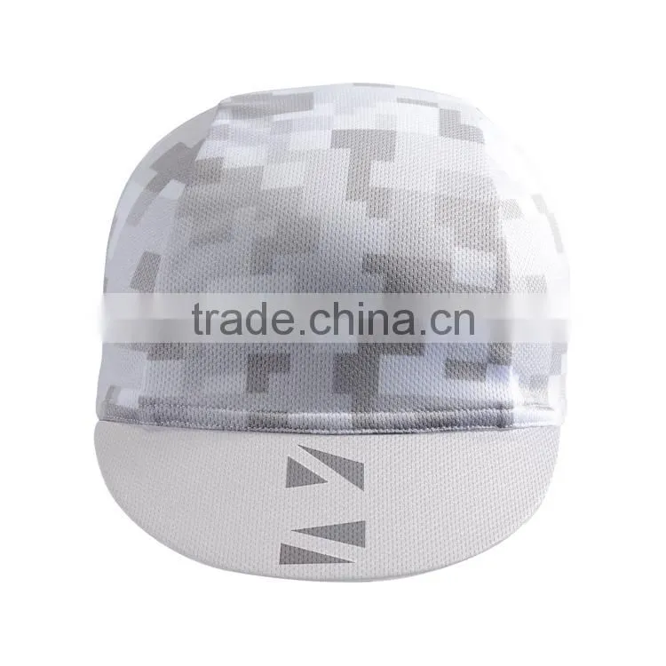 China custom sport dry fit bike cap breathable bicycle hat free size wholesale cycling caps