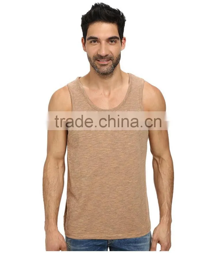 Plain loose fit tank tops for men wholesale cheap