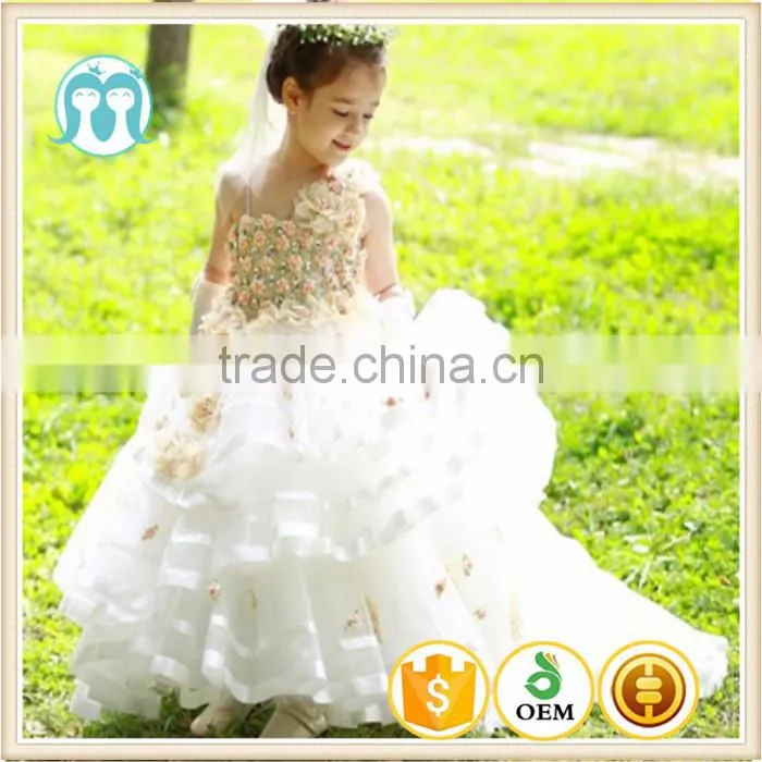 2015 wholesale Cheap Clothes One Piece Kids Party Dress