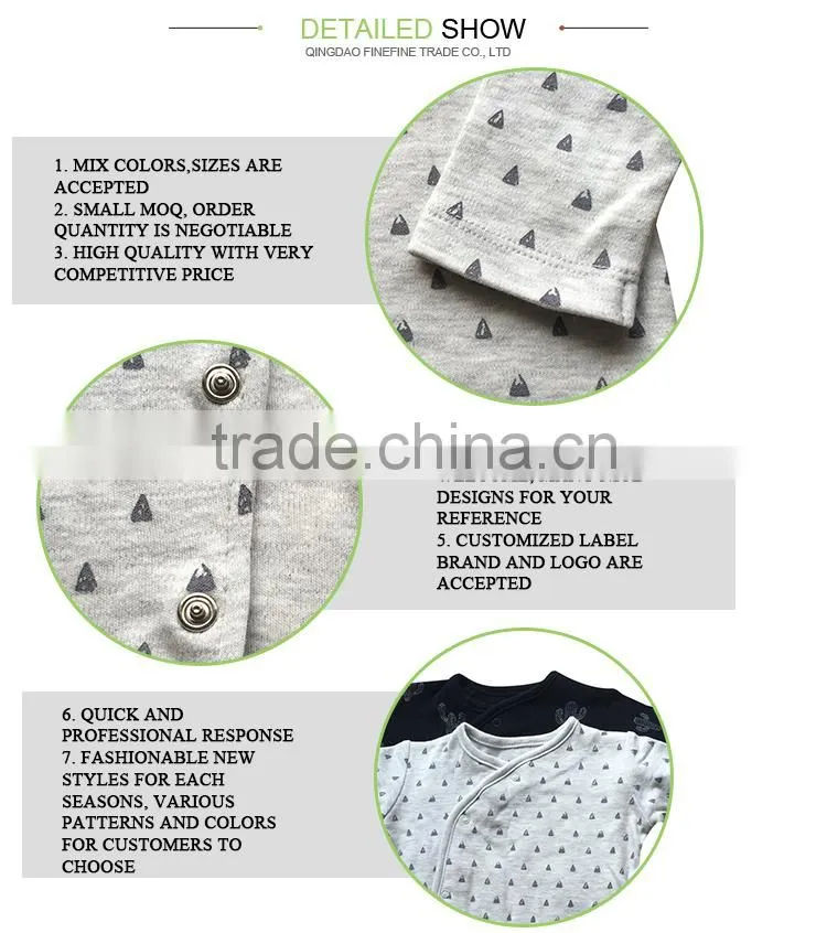 Long-Sleeved Cotton Baby Clothes One Piece Winter Design Smocked Baby Romper
