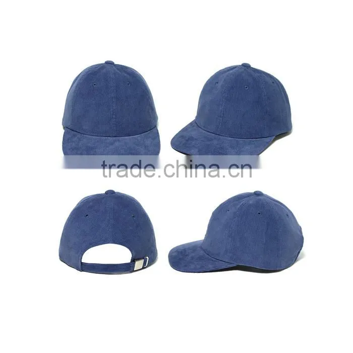 New design navy blue color promotional cotton baseball cap