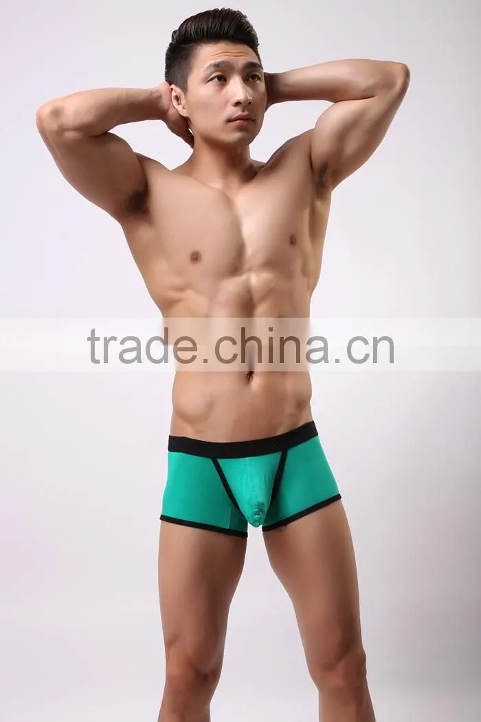 1pcs/lot wholesale New Brand underwear men comfortable cotton men boxer men underwear Size M L XL XXL 2 colors ceucas