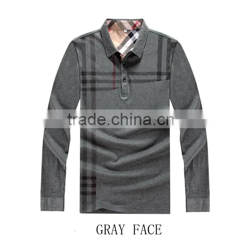Men's long sleeve lapel Business and leisure fashion R0016