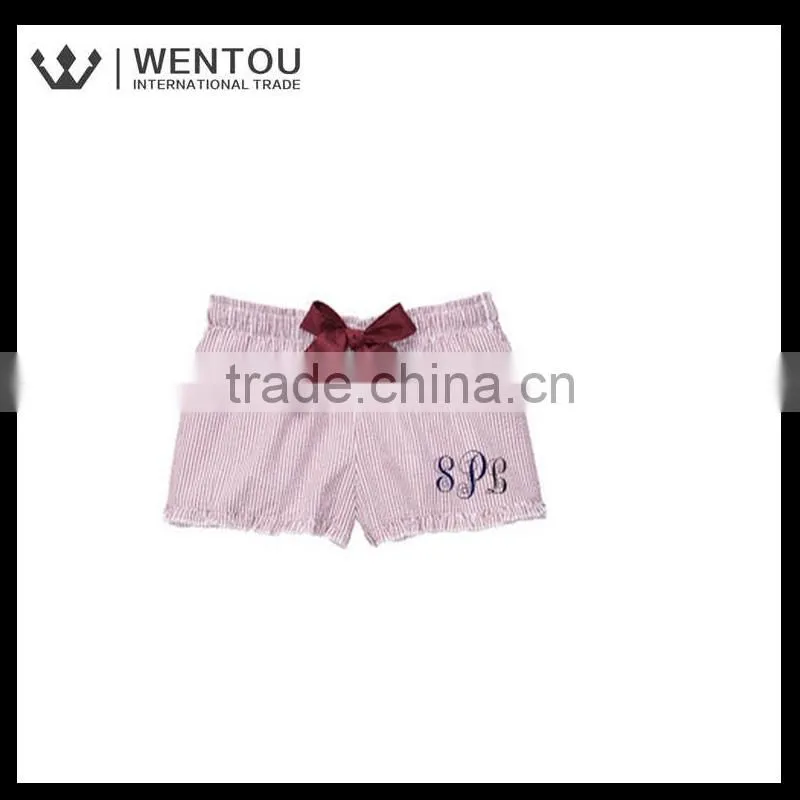 Hot sale Monogrammed Seersucker Sorority Shorts