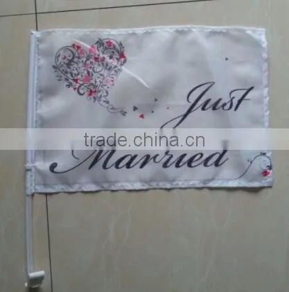 hanging car window flag
