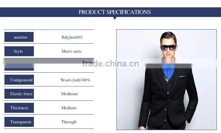 Bespoke Stylish Men Pants Suits Slim Fit Blazer