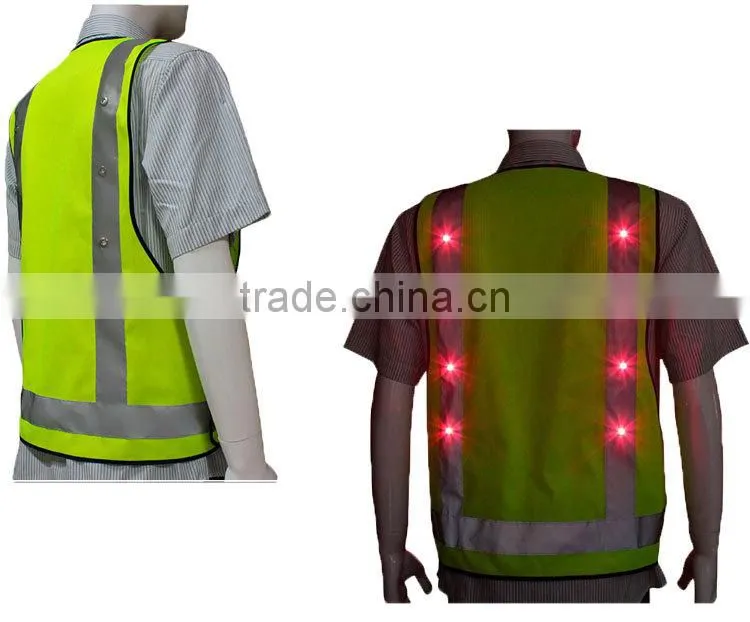 mens jackets reflective led security uniform for guard