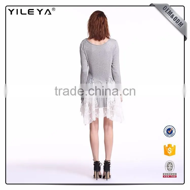 Short Crochet Hem Design 2017 Fashion Dress Womens Girl Summer