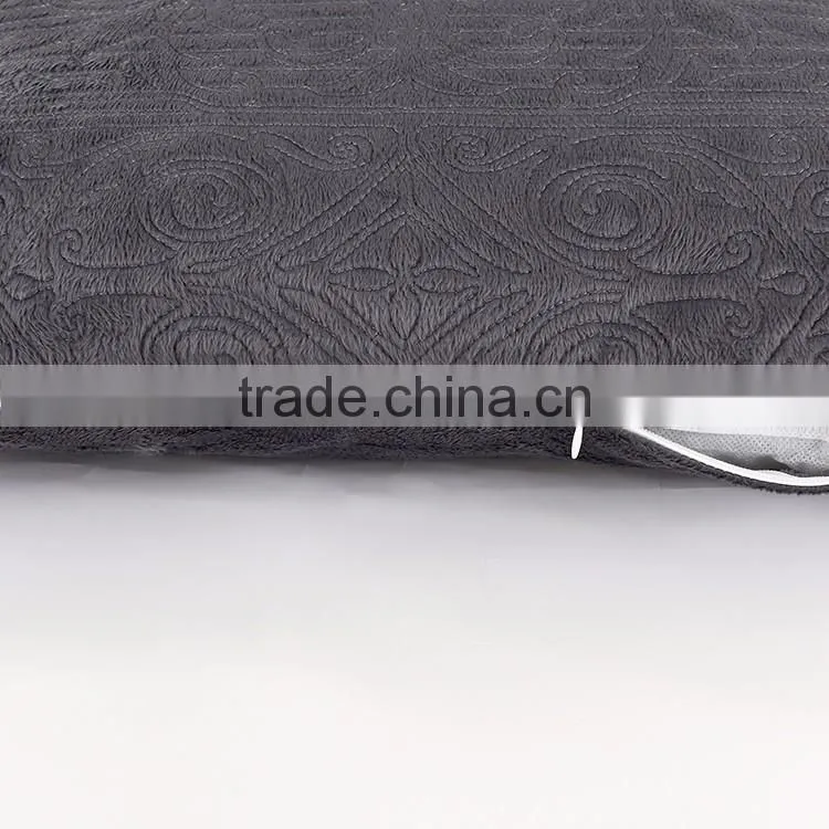 Top quality unique polyester quilted microfiber cushion, whloesale cheap chair cushion, car rest cushion