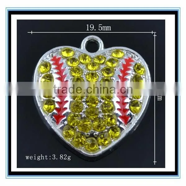 XP-MP-099330 FACTORY PRICE 2015 wholesale silver baseball cap alloy charm necklace jewelry