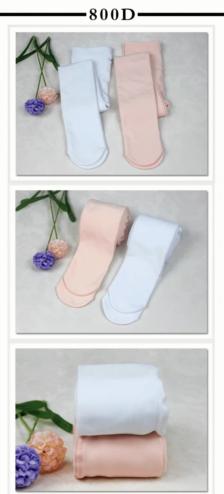 Full Footed 80D 90D Kids Stockings Pantyhose Wholesale Ballet Tights