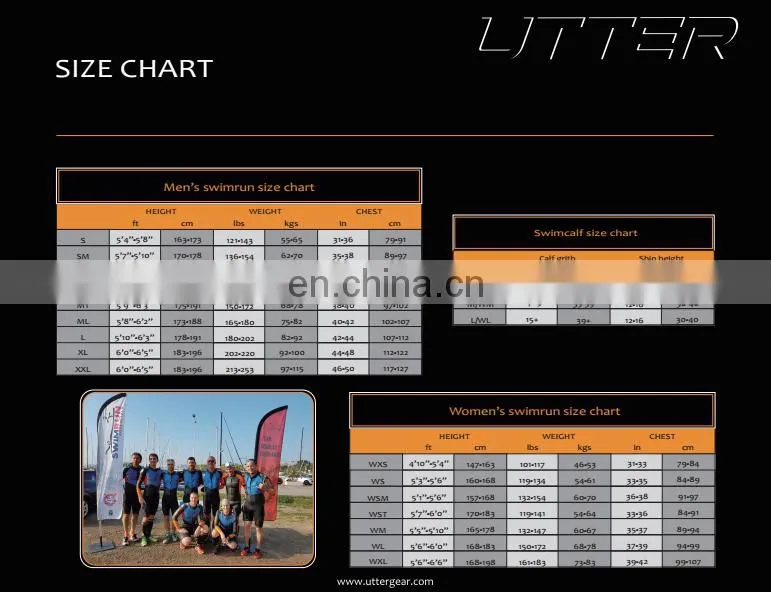 2017 new design yamamoto SCS neoprene Utter women's swimrun and sportwear for swiming, cycling and running