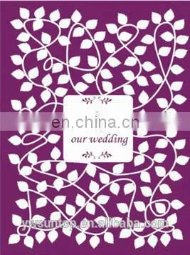 Falling In Love Leaves Fingerprint Signature Canvas Painting Wedding Attendance album