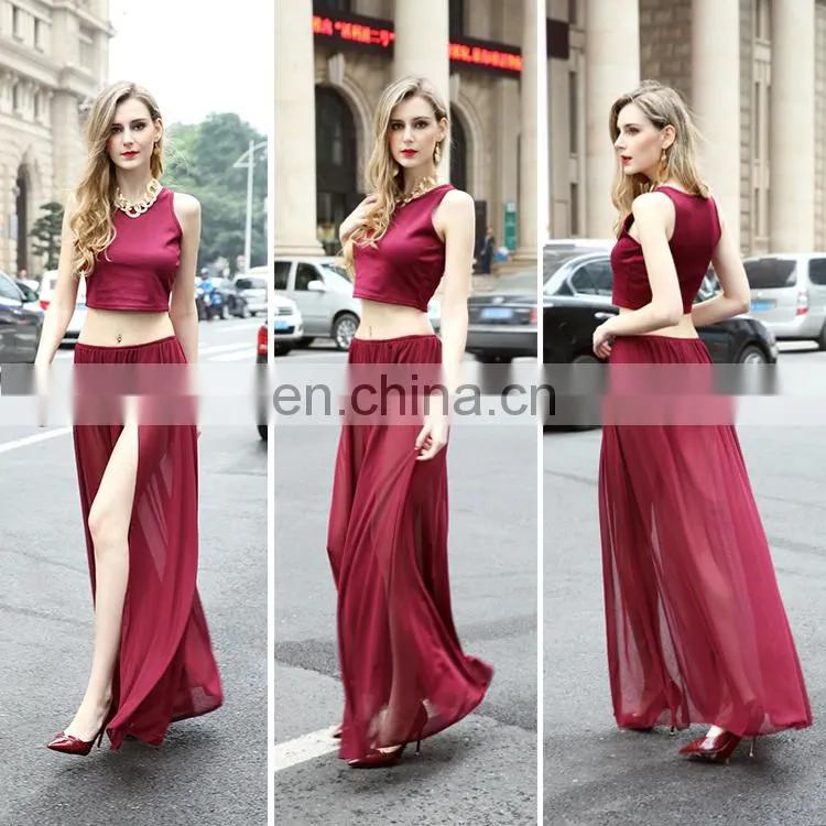 Fashion wholesale woman sexy two pieces woman clothes