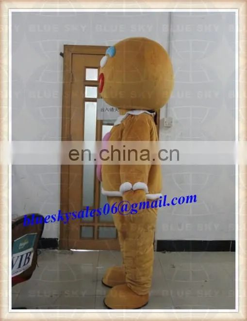 Adult Gingerbread Man Mascot Costume Biscuitmen Costume for sale