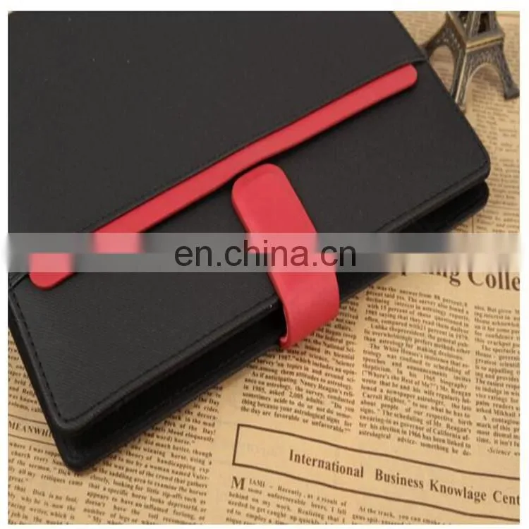 customized agenda notebook with magnet buckle and wire binding/PU leather offset paper multifunctional notebook printing