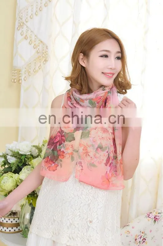 Popular Summer Scarf Fashion Style Chiffon Sillk Scarf
