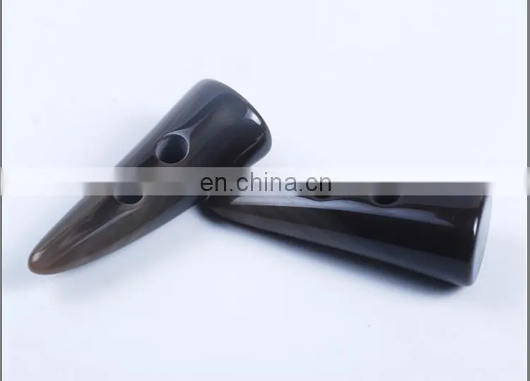 2 Hole Polyester Coat Toggle Horn Buttons BP40519